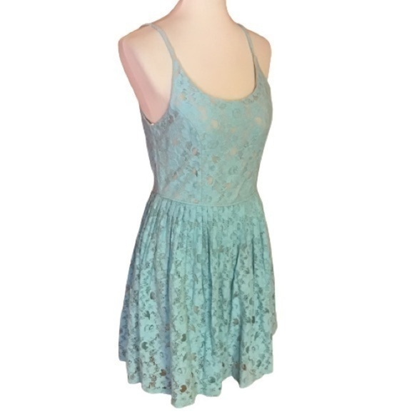 Jodi Kristopher NWT Mint green lace sun dress - Picture 2 of 11